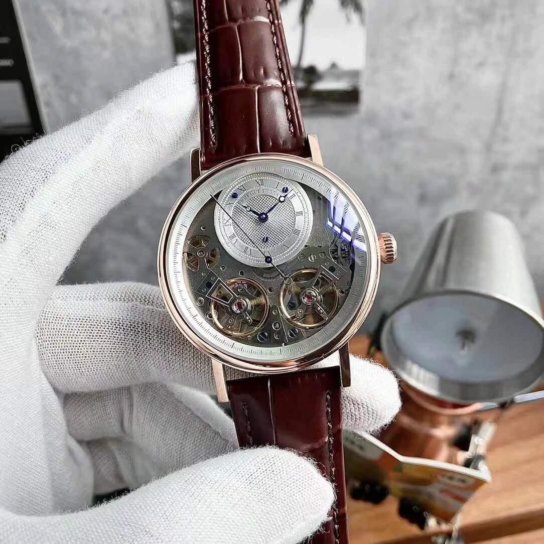 ブレゲ ダブルトゥールビヨン トラディション 42mm高級時計BU62933[4]