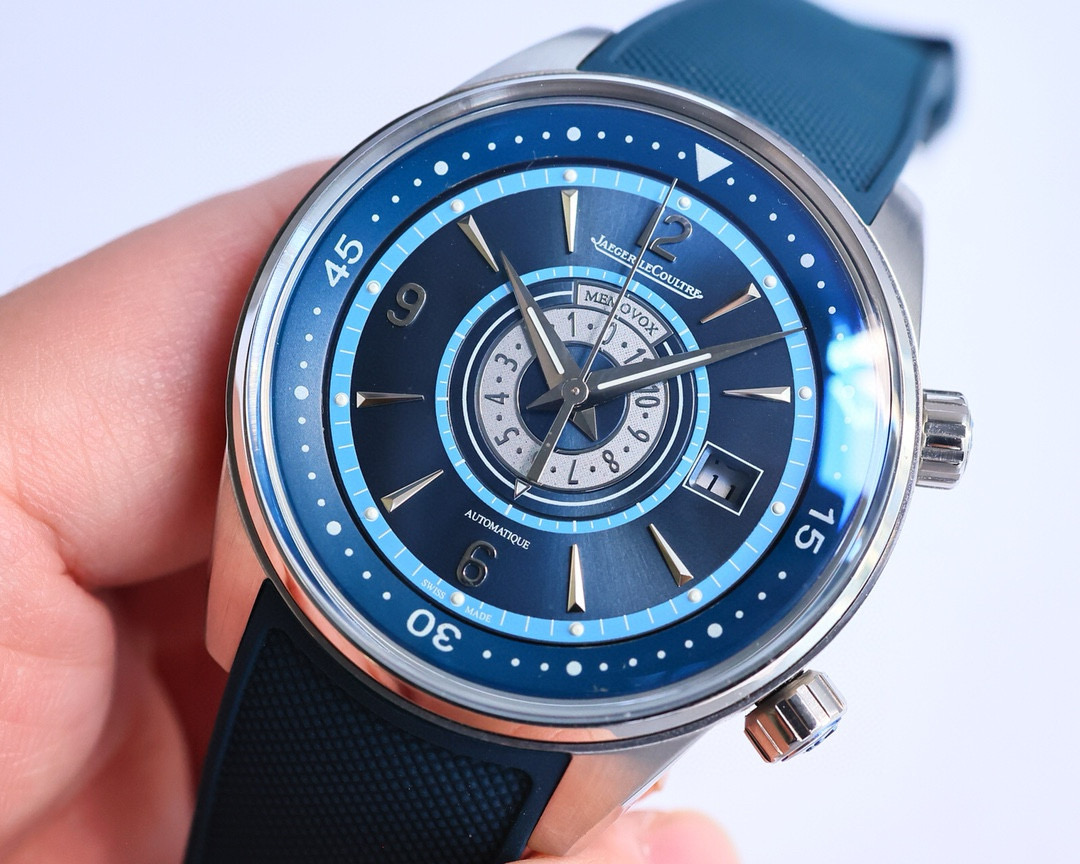 メンズ新作品ジャガー・ルクルト マスターデイト 410257J 42mm アラーム腕時計[1]