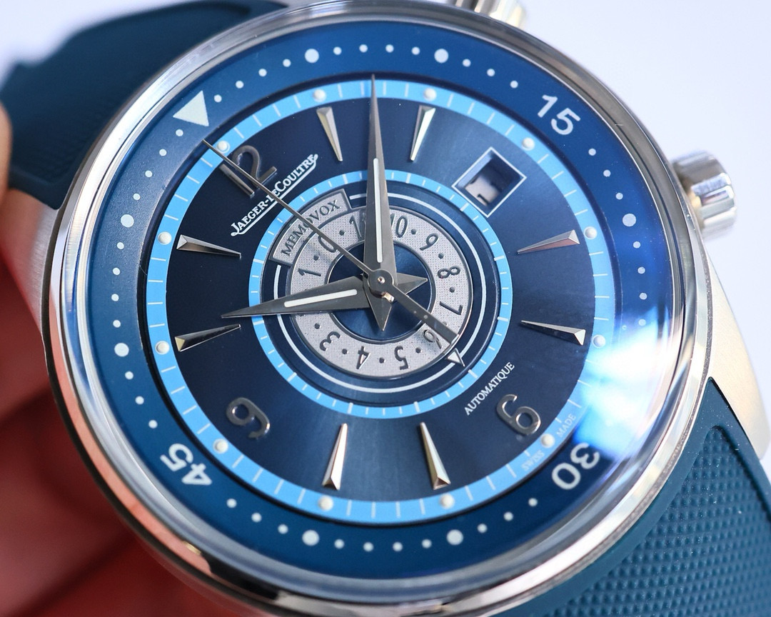 メンズ新作品ジャガー・ルクルト マスターデイト 410257J 42mm アラーム腕時計[3]