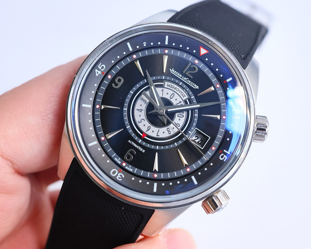 アラーム ジャガー・ルクルトレプリカ時計 ブラック マスターデイト 410257J-42mm[1]