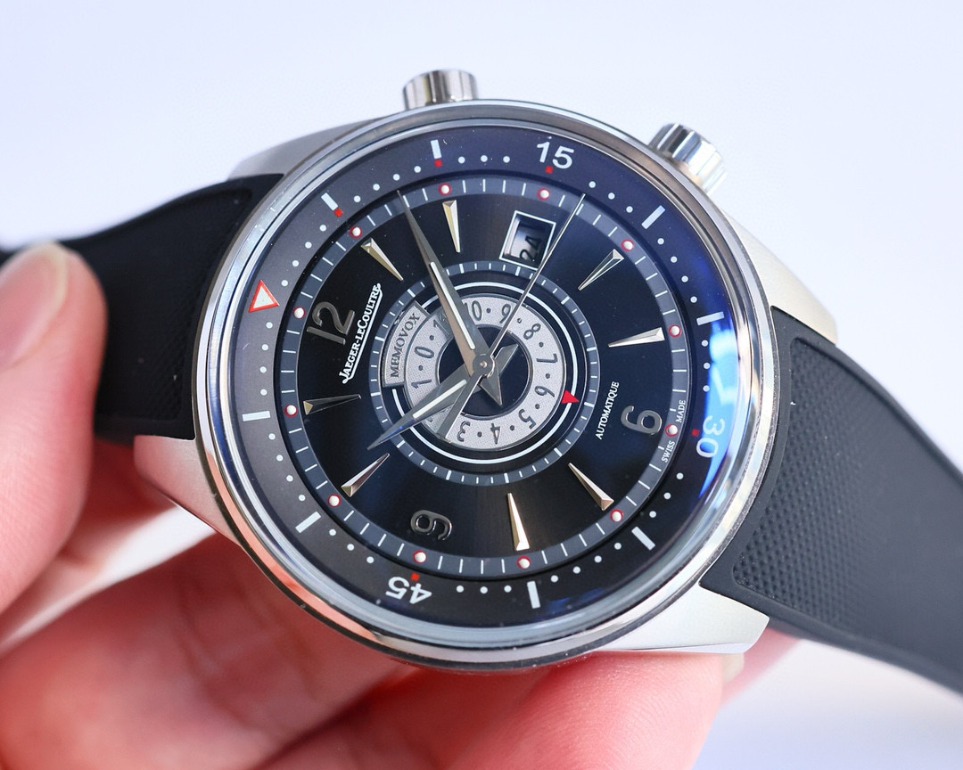 アラーム ジャガー・ルクルトレプリカ時計 ブラック マスターデイト 410257J-42mm[2]