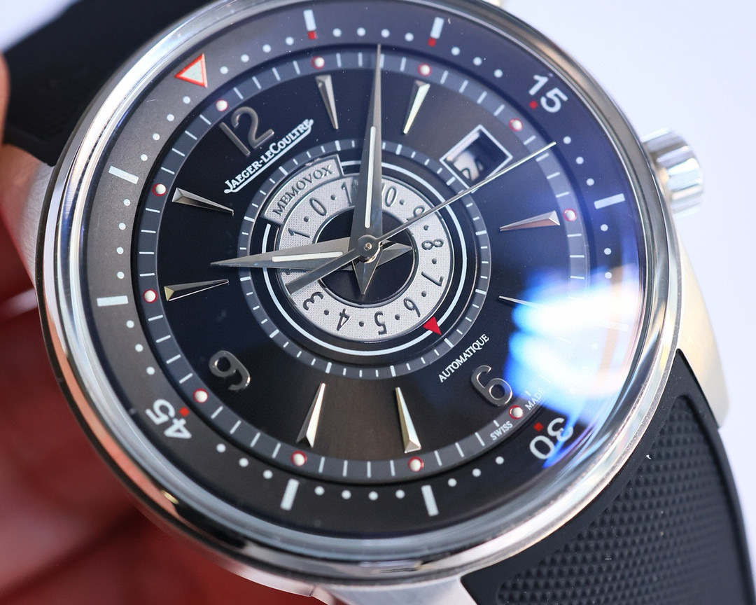 アラーム ジャガー・ルクルトレプリカ時計 ブラック マスターデイト 410257J-42mm[3]