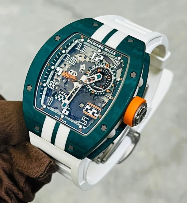 リシャール・ミル スーパーコピー時計 RM 029 ル・マン クラシック ホワイトラバーベルト[2]