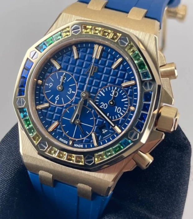 ブルー 高級スーパーコピーオーデマ ピゲ ロイヤル オーク オフショア クロノグラフ 26236BA.YY.D346CA.01[2]