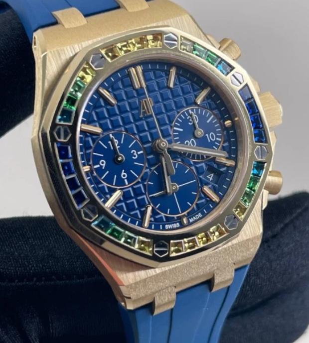 ブルー 高級スーパーコピーオーデマ ピゲ ロイヤル オーク オフショア クロノグラフ 26236BA.YY.D346CA.01[3]