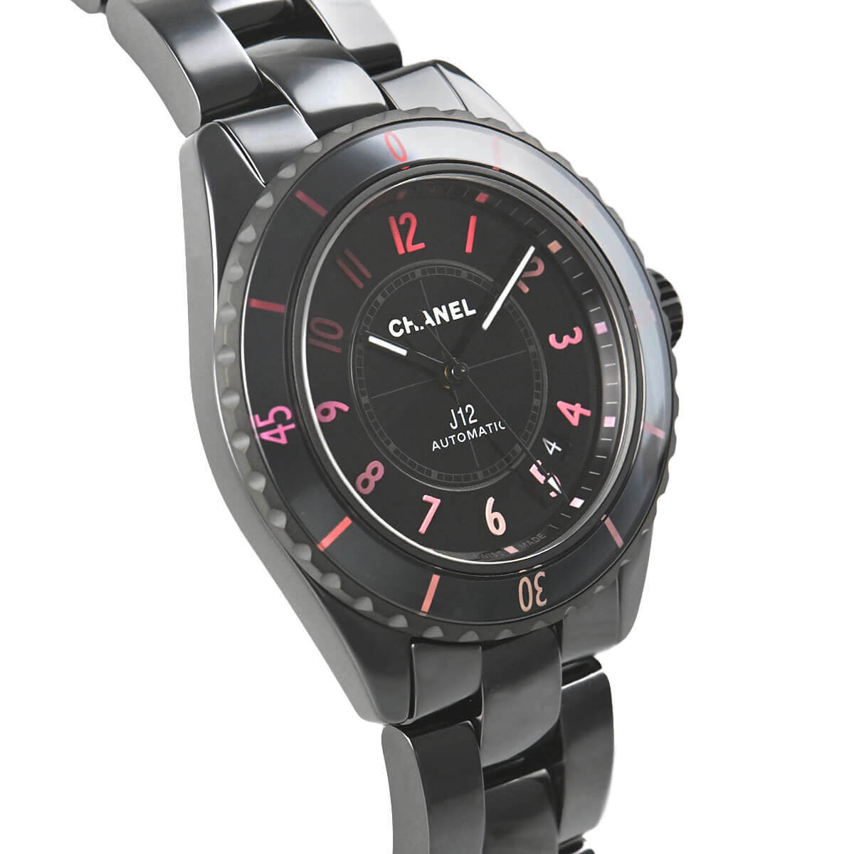 ブランド レディースシャネル J12 BLUSH キャリバー12.2 33mm/38MM 数量限定 H10312[2]