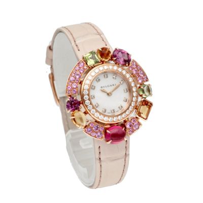 ブルガリ アレグラ ピンク36mmゴールド＆ピンクサファイア 103713[1]