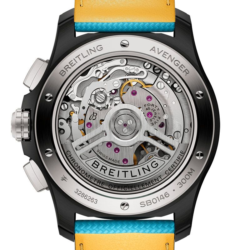 ブライトリングスーパーコピー アベンジャー B01 メンズ クロノグラフ 42 ナイト ミッション SB0146101L1X1[4]