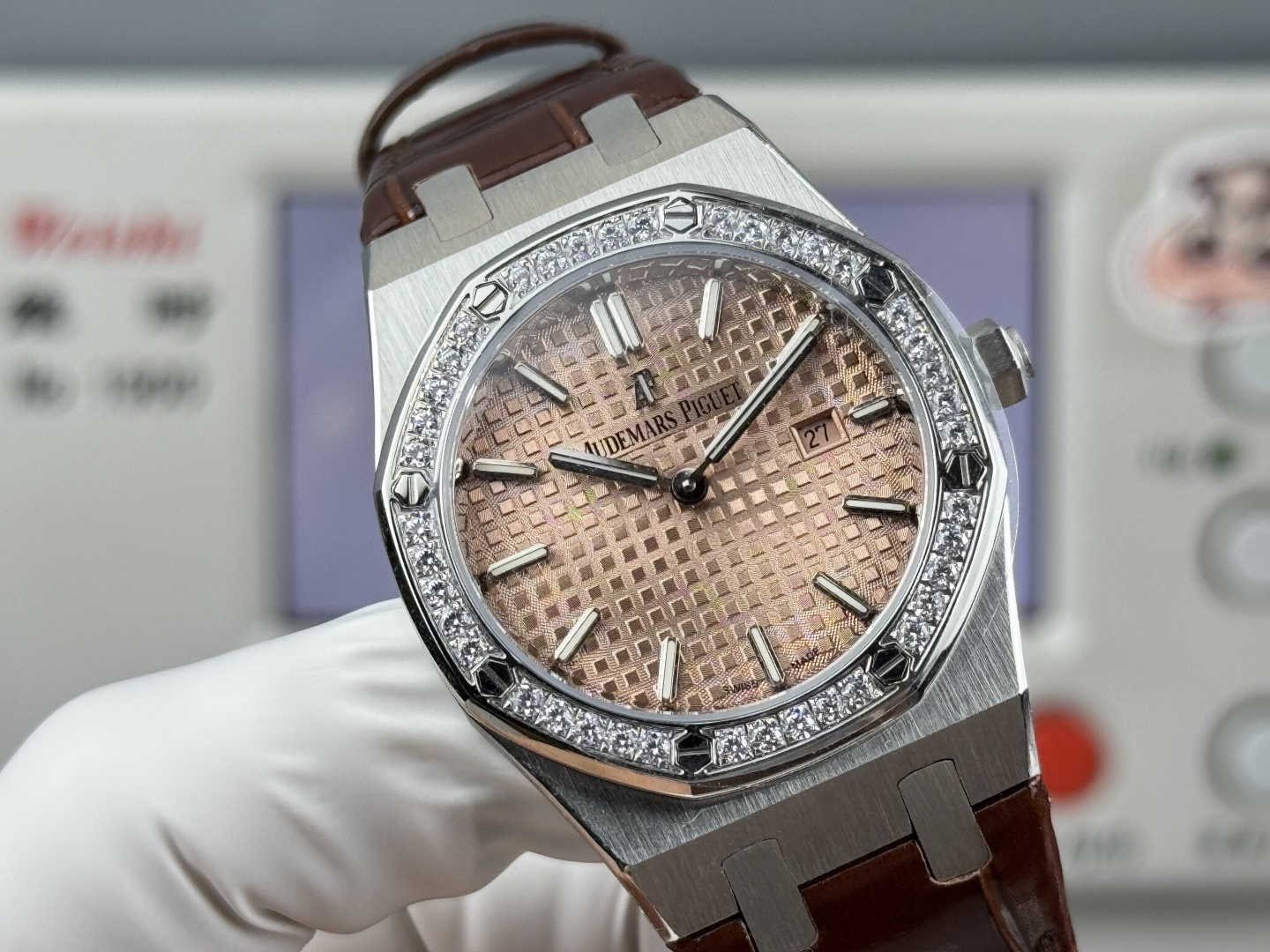 オーデマ ピゲ レプリカ ロイヤルオーク 67651OR レディース クォーツ[3]