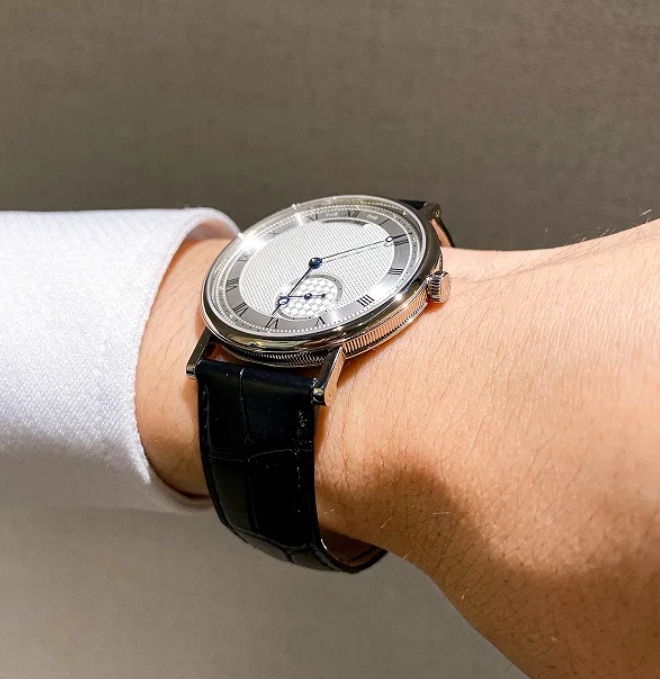 シルバー BREGUET偽物 クラシック 7147BB/12/9WU 40mm腕時計メンズ[2]