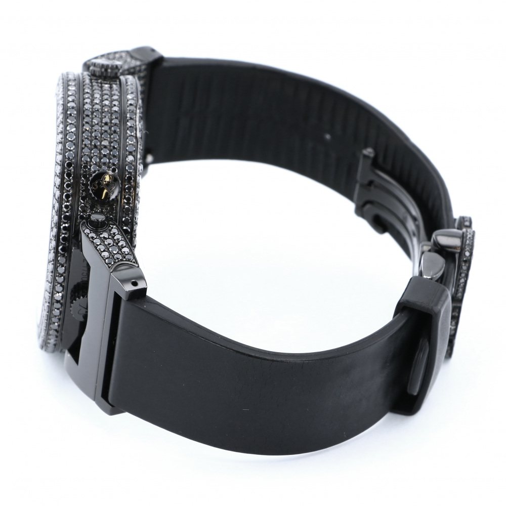 ジェイコブ シックスタイムゾーン ベゼル・ラグブラックダイヤ JC-LG3DCBD[2]