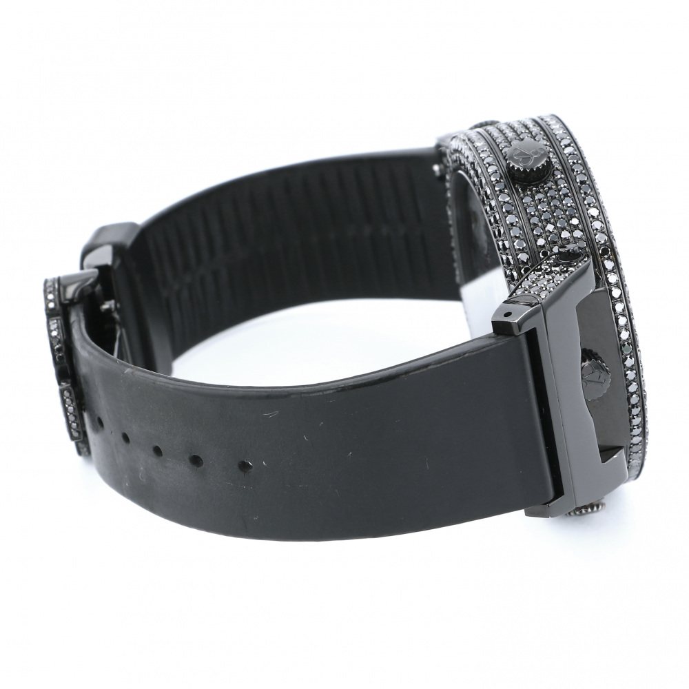 ジェイコブ シックスタイムゾーン ベゼル・ラグブラックダイヤ JC-LG3DCBD[3]