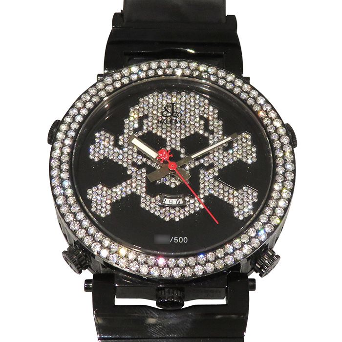 メンズ ジェイコブ特別モデル シックスタイムゾーン 世界限定500本 JC-LG6D