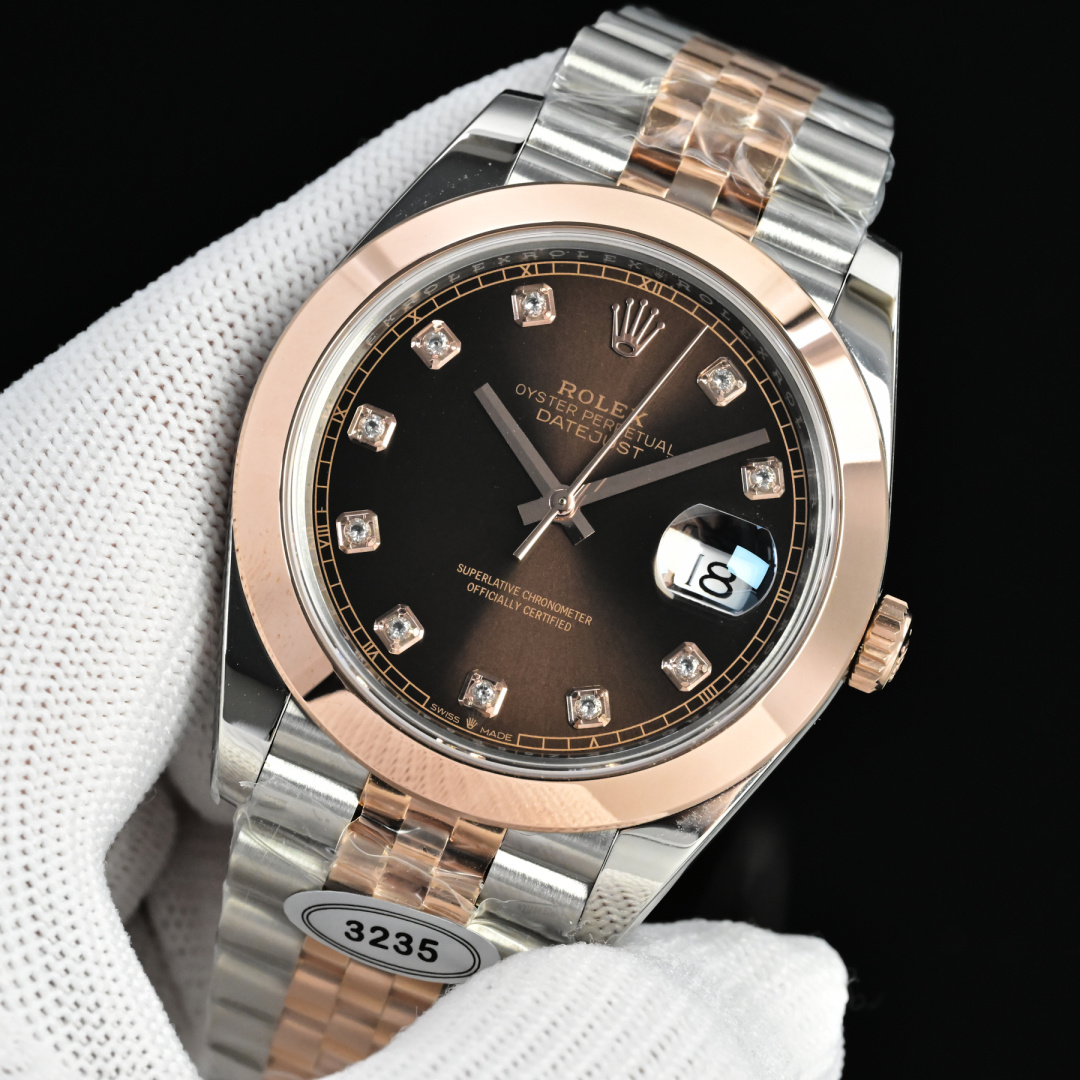 ロレックス デイトジャスト コピー 41mm 高級材料 62100LN[1]