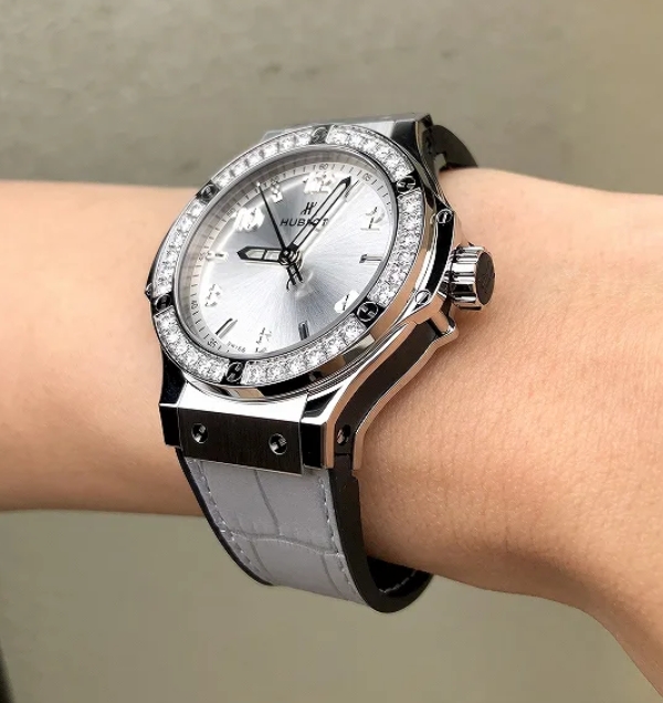 特別モデルウブロ ビッグ・バン激安 モノクローム スチール ダイヤモンド361.SX.4310.LR.1204.JPN18[2]