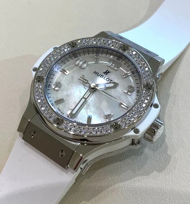 ブランド ウブロ ビッグ・バン オールホワイト ダイヤモンド マザーオブパール361.SE.6010.RW.1104[2]