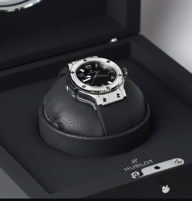 ウブロ時計コピー ビッグ・バン クォーツ 100m スチール パヴェ361.SX.1270.RX.1704[2]