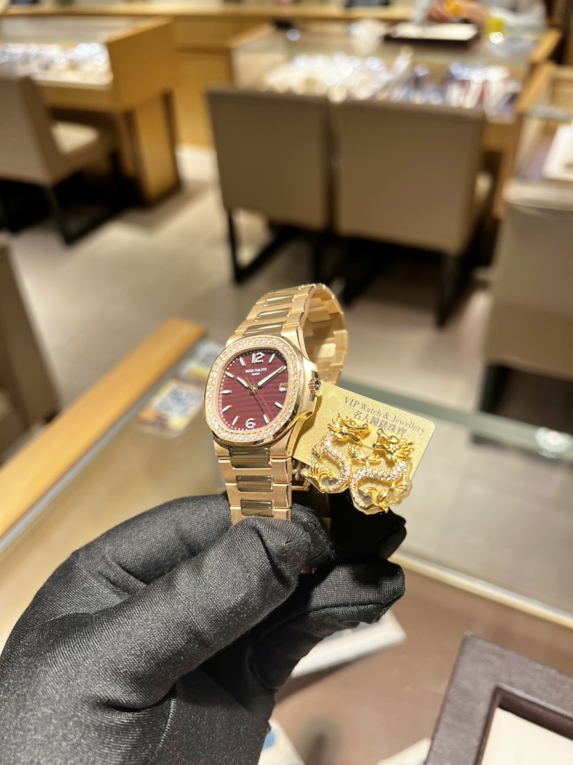 PATEK PHILIPPE レプリカ レディースノーチラス ローズゴールド 7010/1R-013[5]