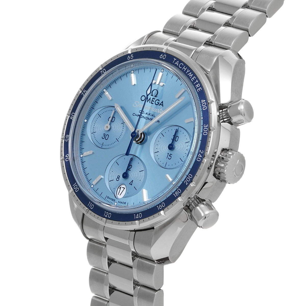 オメガ 324.30.38.50.03.001 スピードマスター 38ｍｍ ブルー一流時計[1]