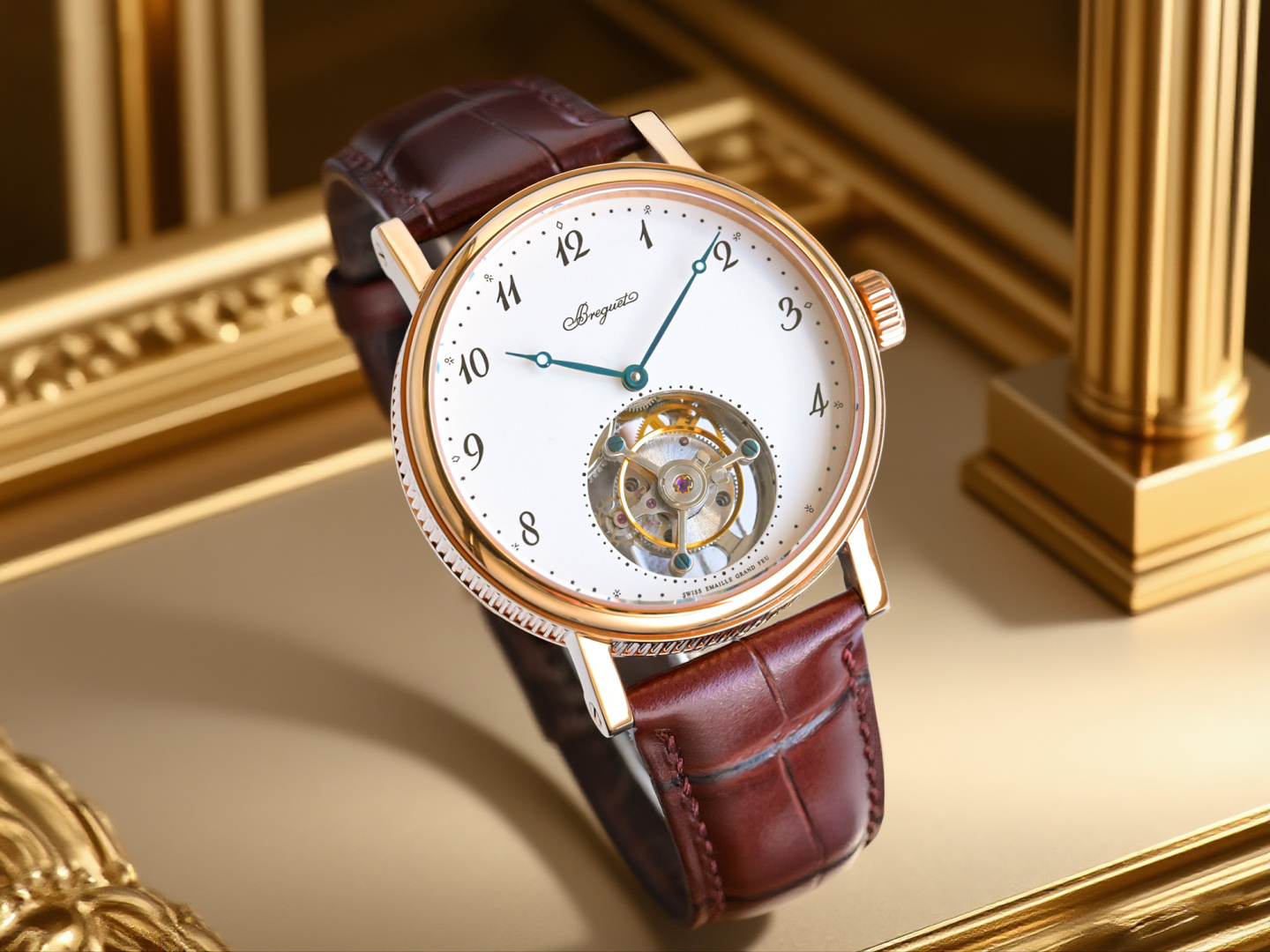 ブレゲの人気トゥールビヨンコピーブランド時計 クラシックB17923[1]