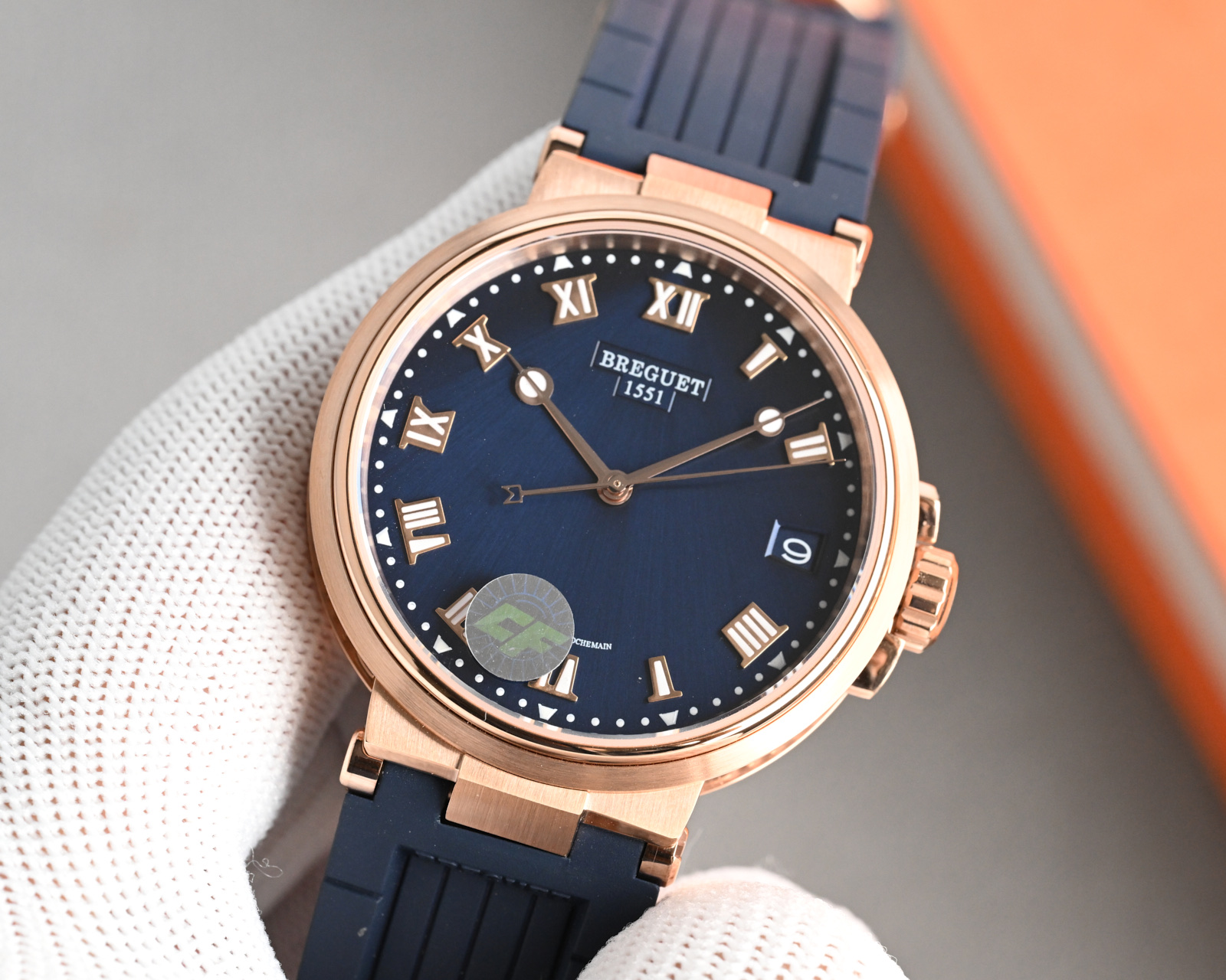 質感良好 ブレゲ マリーン コピー 自動巻き機械式 5517-13[1]