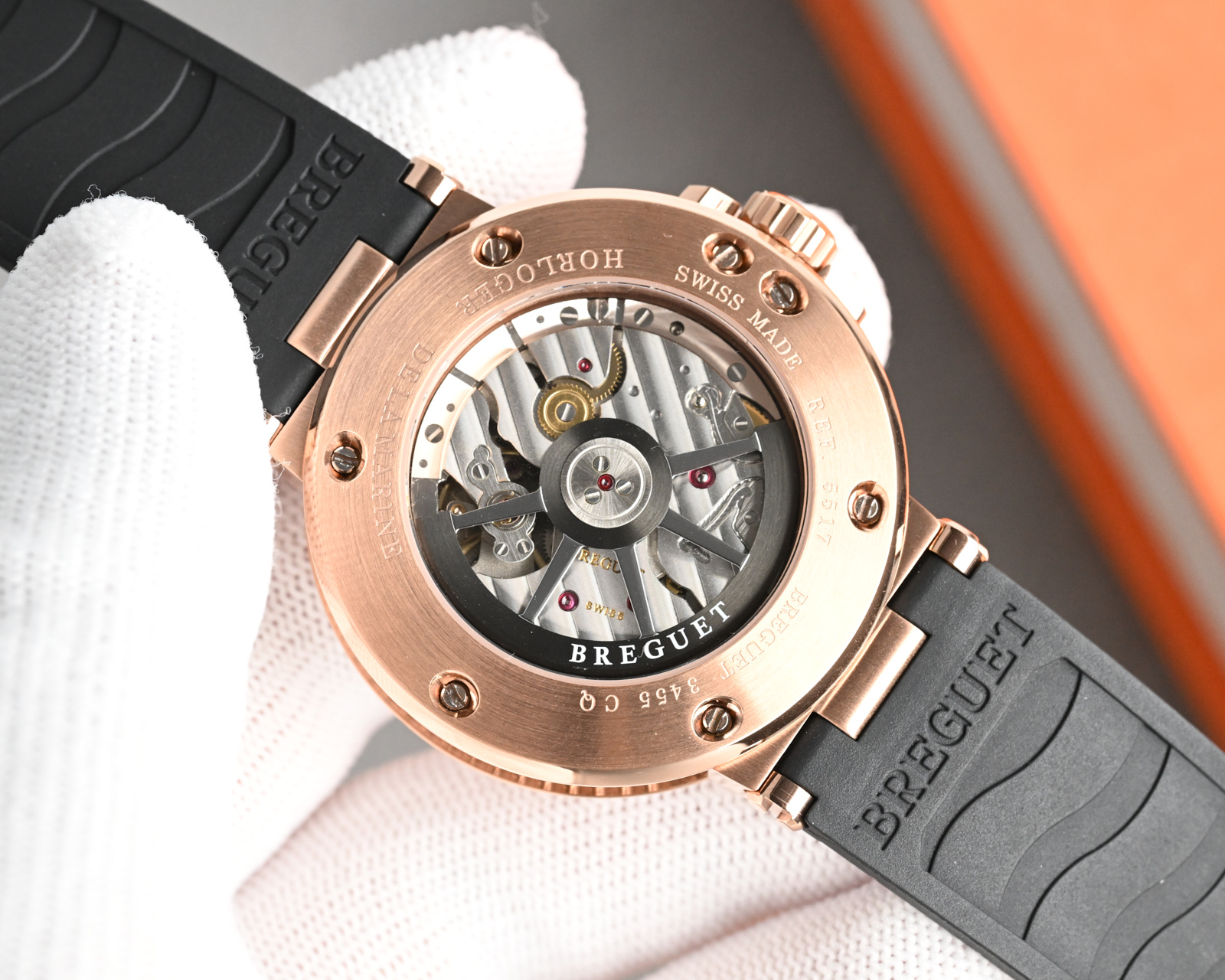 質感良好 ブレゲ マリーン コピー 自動巻き機械式 5517-13[6]