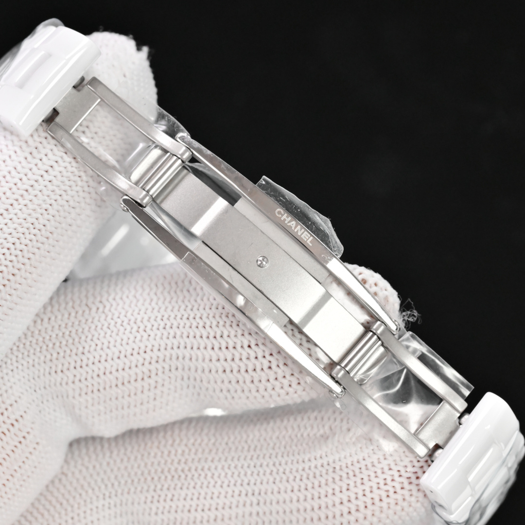 シャネル J12 コピー時計 ピンクの文字盤 セラミック H279724[3]