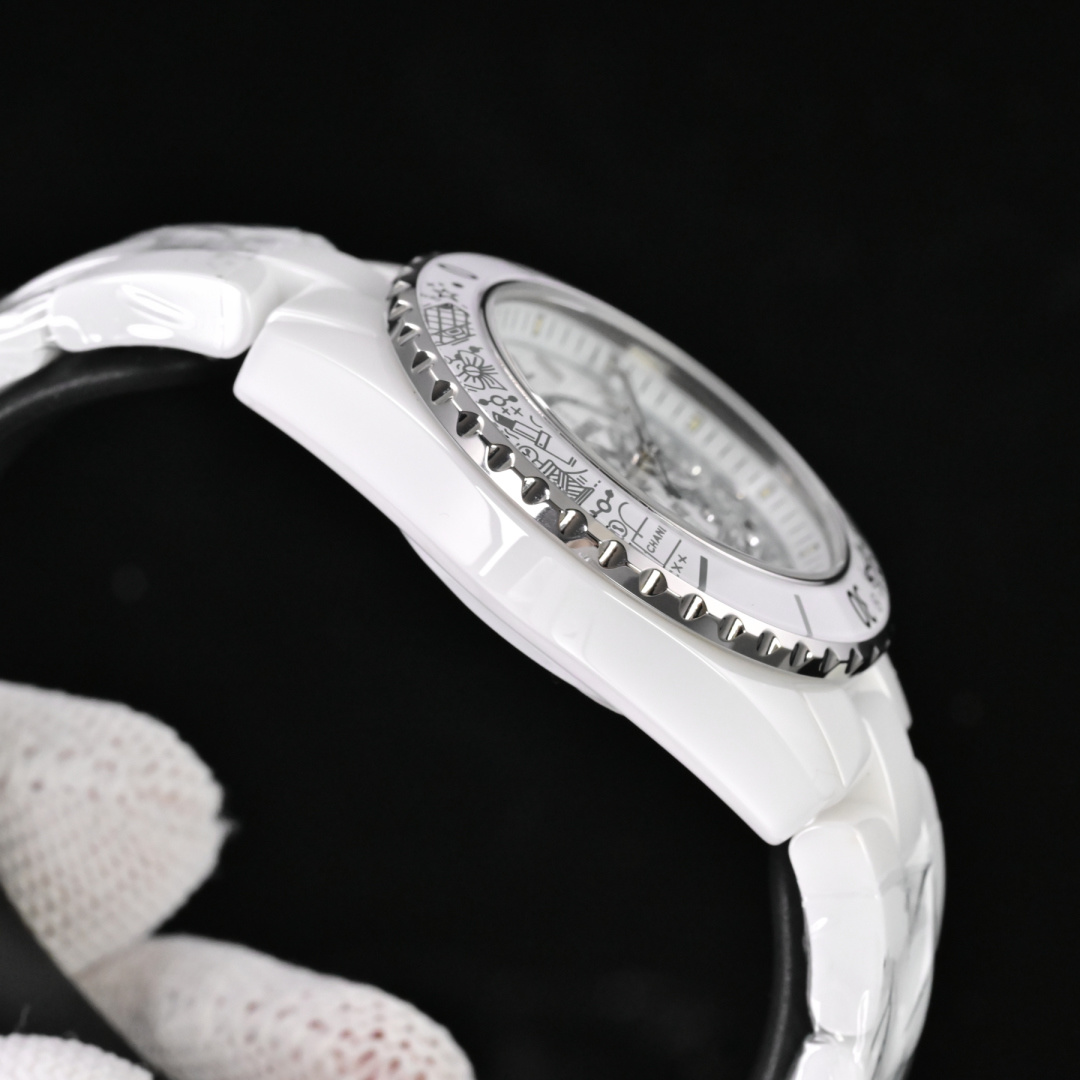 シャネル J12 ブラック＆ホワイト デュオ 33cm 早い者勝つ H56891[1]