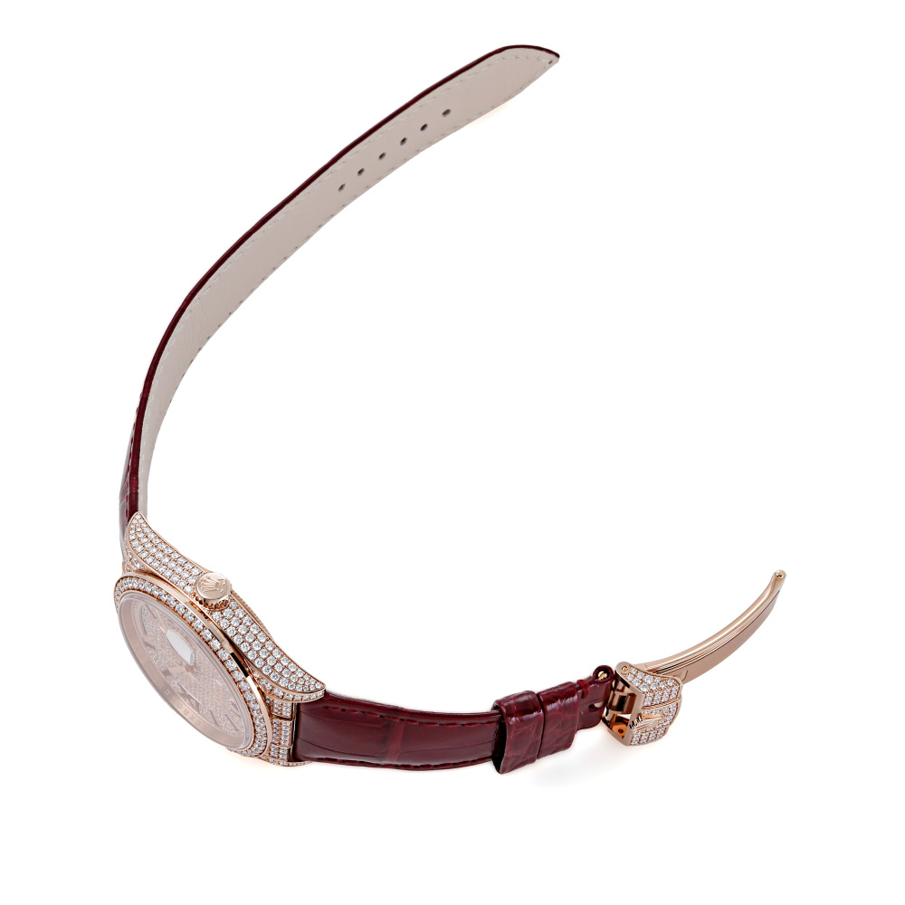 ROLEX激安 デイデイト 36mm 赤い時計ストラップ 128155RBR[3]