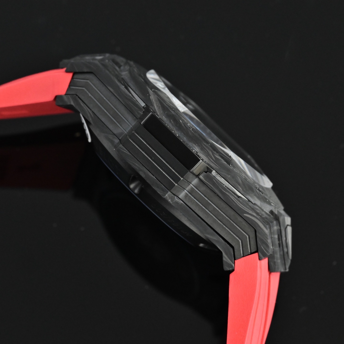 ウブロスーパーコピー時計 赤いストラップビッグ・バン ウニコ サンブルーII 418.CX.1107.RX.MXM22C[3]