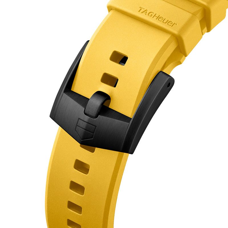 タグ・ホイヤーレプリカ フォーミュラ1 ソーラーグラフ ブラックとイエロー WBY1117.FT8087[3]