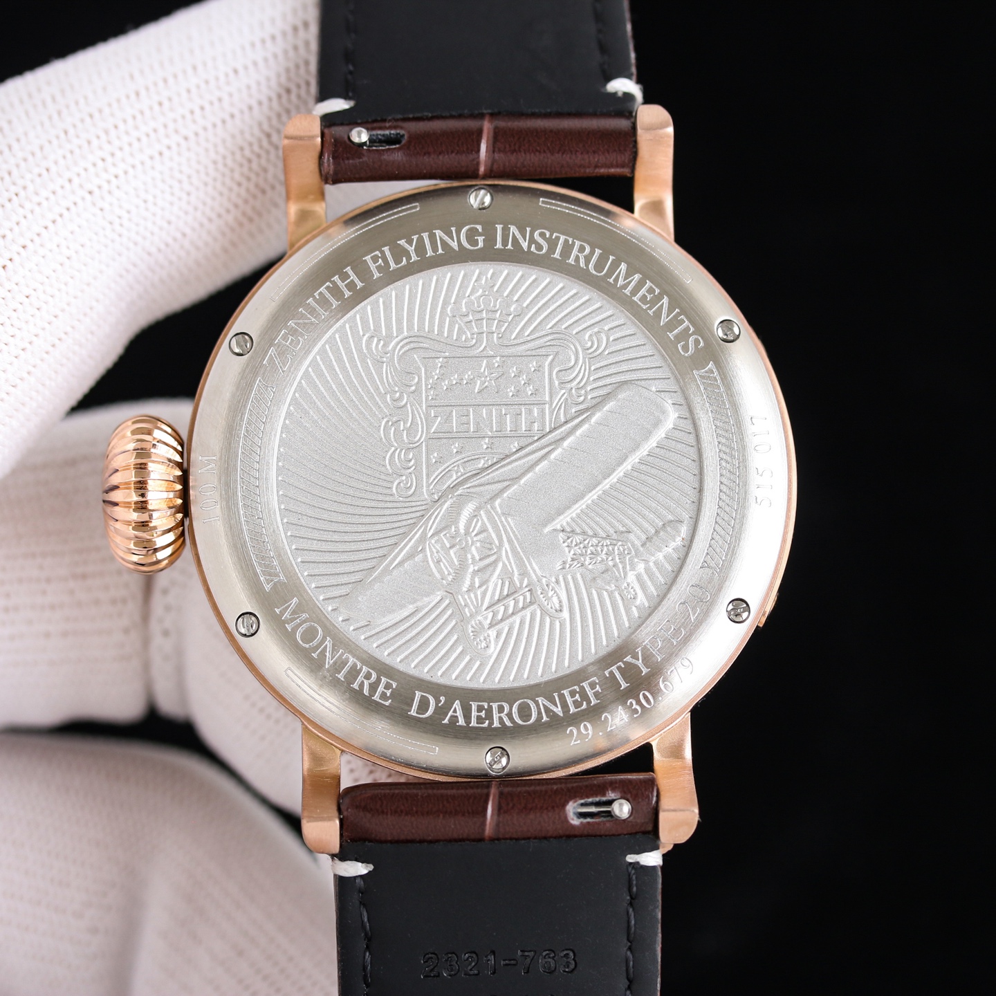 ブランドゼニス パイロットチタンメンズ45mm 高級腕時計A98205[7]