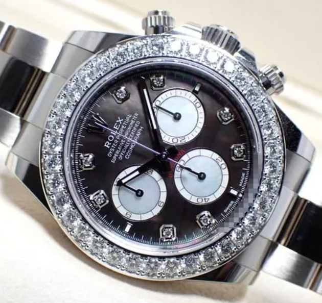 ロレックスレプリカ デイトナ 126579RBRブラックシェル 8Pダイヤ ベゼルダイヤ