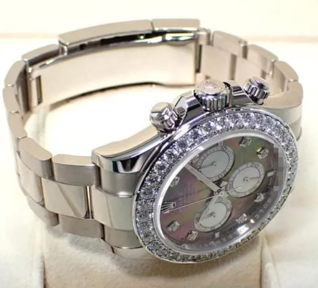 ロレックスレプリカ デイトナ 126579RBRブラックシェル 8Pダイヤ ベゼルダイヤ[2]