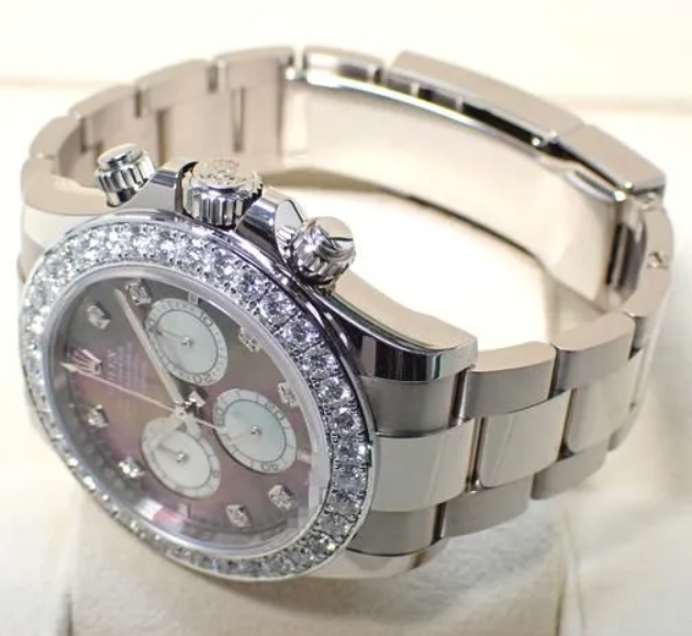 ロレックスレプリカ デイトナ 126579RBRブラックシェル 8Pダイヤ ベゼルダイヤ[3]