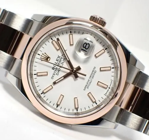 高級ロレックス デイトジャスト 36 エバーRGコンビ ホワイト文字盤 126201[1]