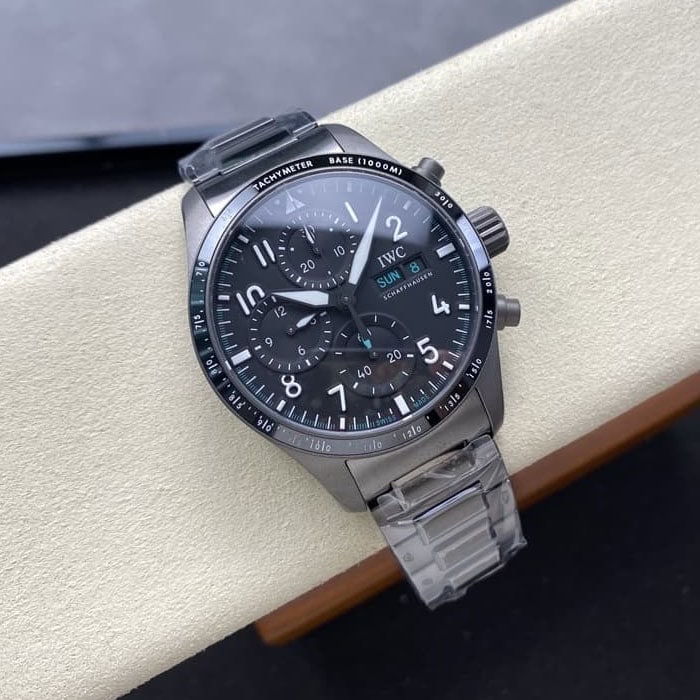 高級コピー時計IWCパイロットウォッチIW388307コピークロノグラフ41 AMG[2]