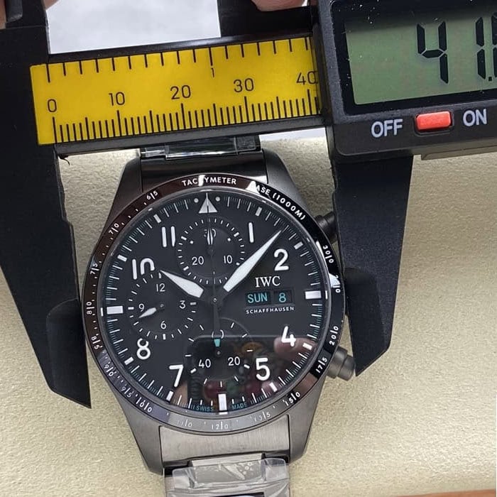高級コピー時計IWCパイロットウォッチIW388307コピークロノグラフ41 AMG[6]