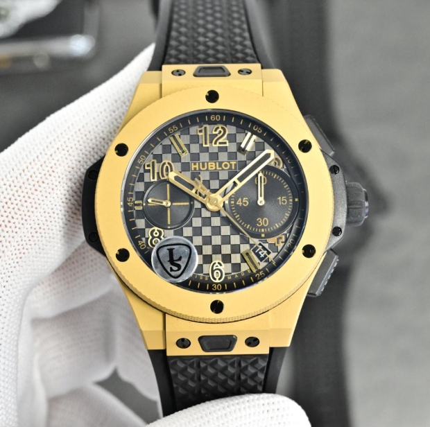 ウブロ時計スーパーコピー ビッグ・バン 20th アニバーサリー イエローゴールド 43ＭＭ 431.CI-02[1]