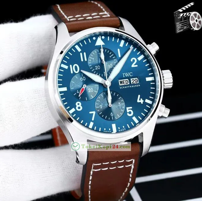 【クラシックアップグレードV2バージョン】コピーIWC IWC3777パイロットクロノグラフ7750ムーブメント