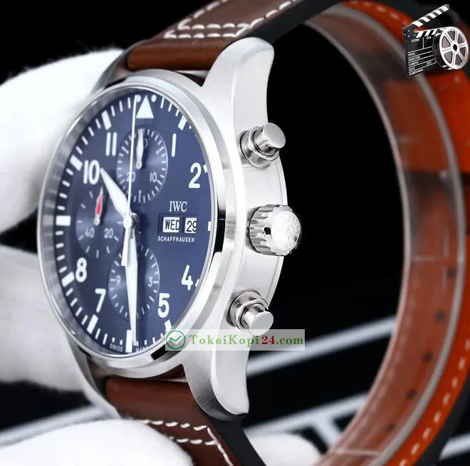 【クラシックアップグレードV2バージョン】コピーIWC IWC3777パイロットクロノグラフ7750ムーブメント[1]