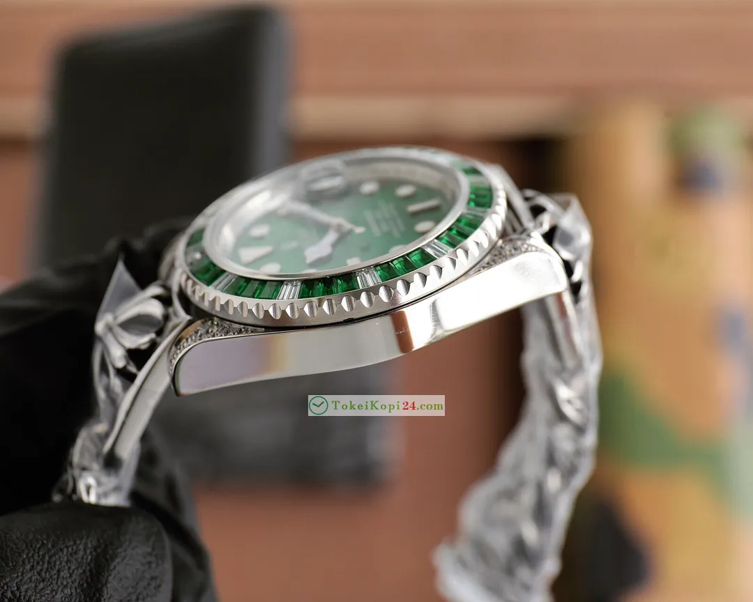 ロレックス ROLEXスーパーコピー116610LV-009 メンズ時計サブマーシブル ダイヤモンドセット[4]