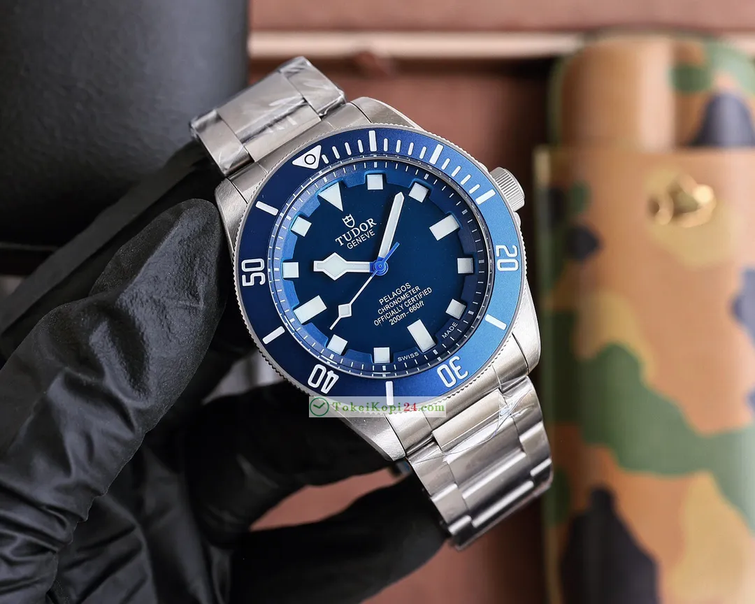 チュードルコピー時計ブルー ビンテージ42mm D39231-1[2]