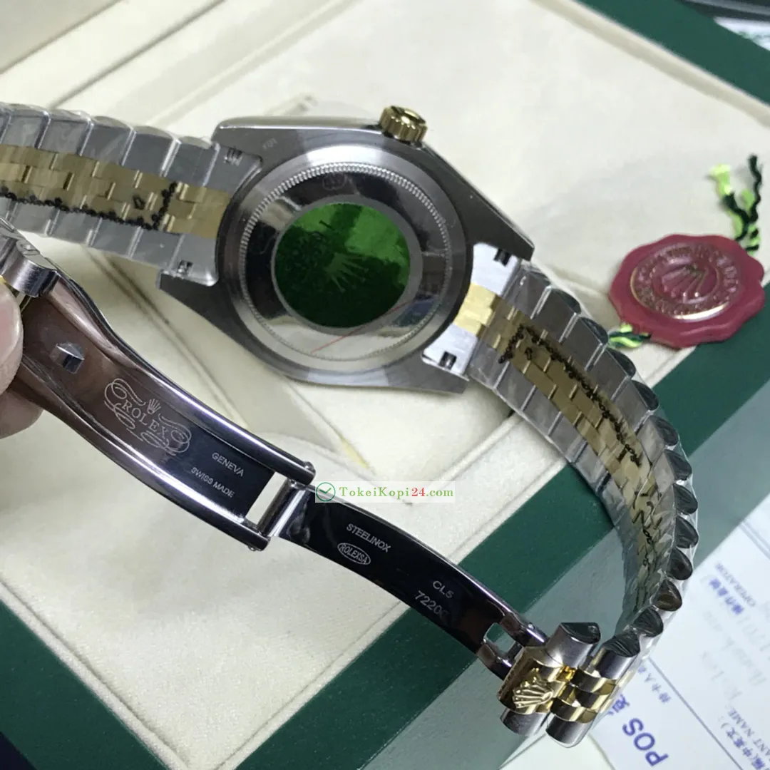 ROLEXコピー時計ソリッド 5 パール スチール パーペチュアルR101314[8]