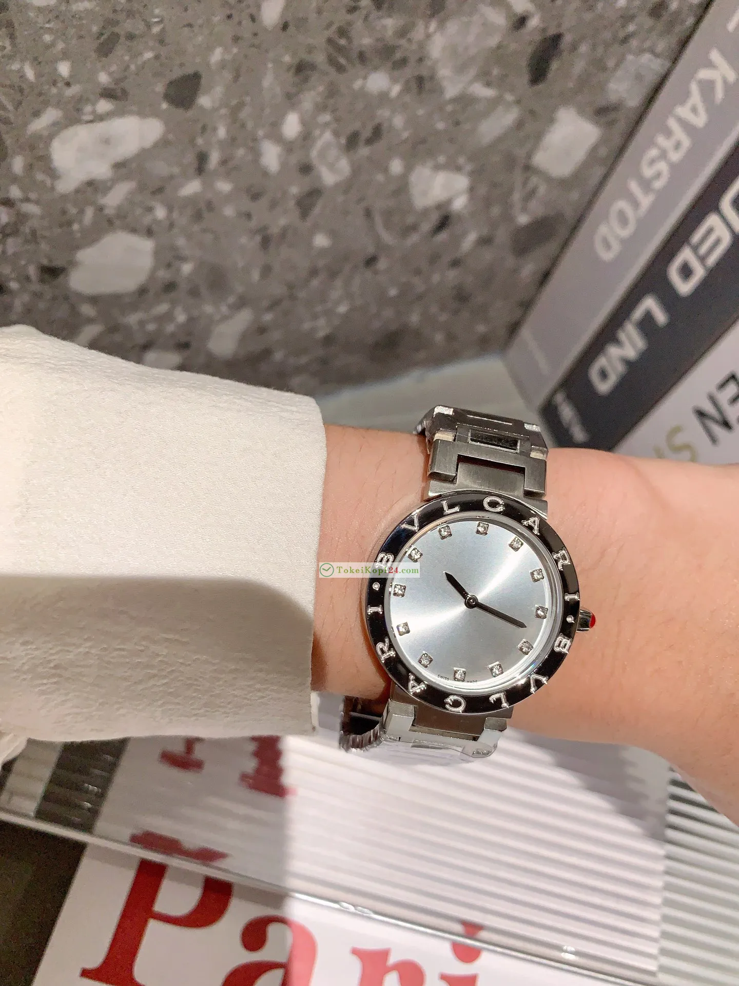 人気ブルガリ クオーツ 33mm 絶妙な要素 B230K350[8]