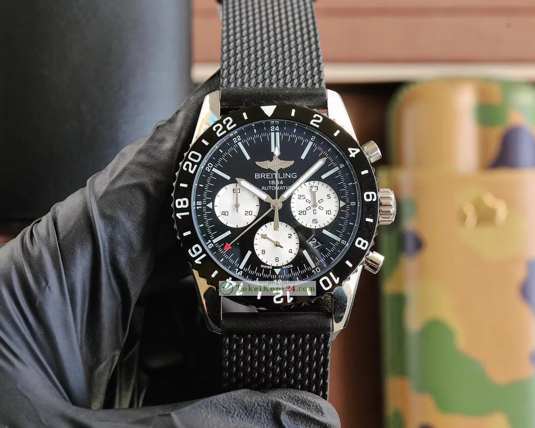 人気ブライトリング アベンジャー 牛革ストラップB211255[7]