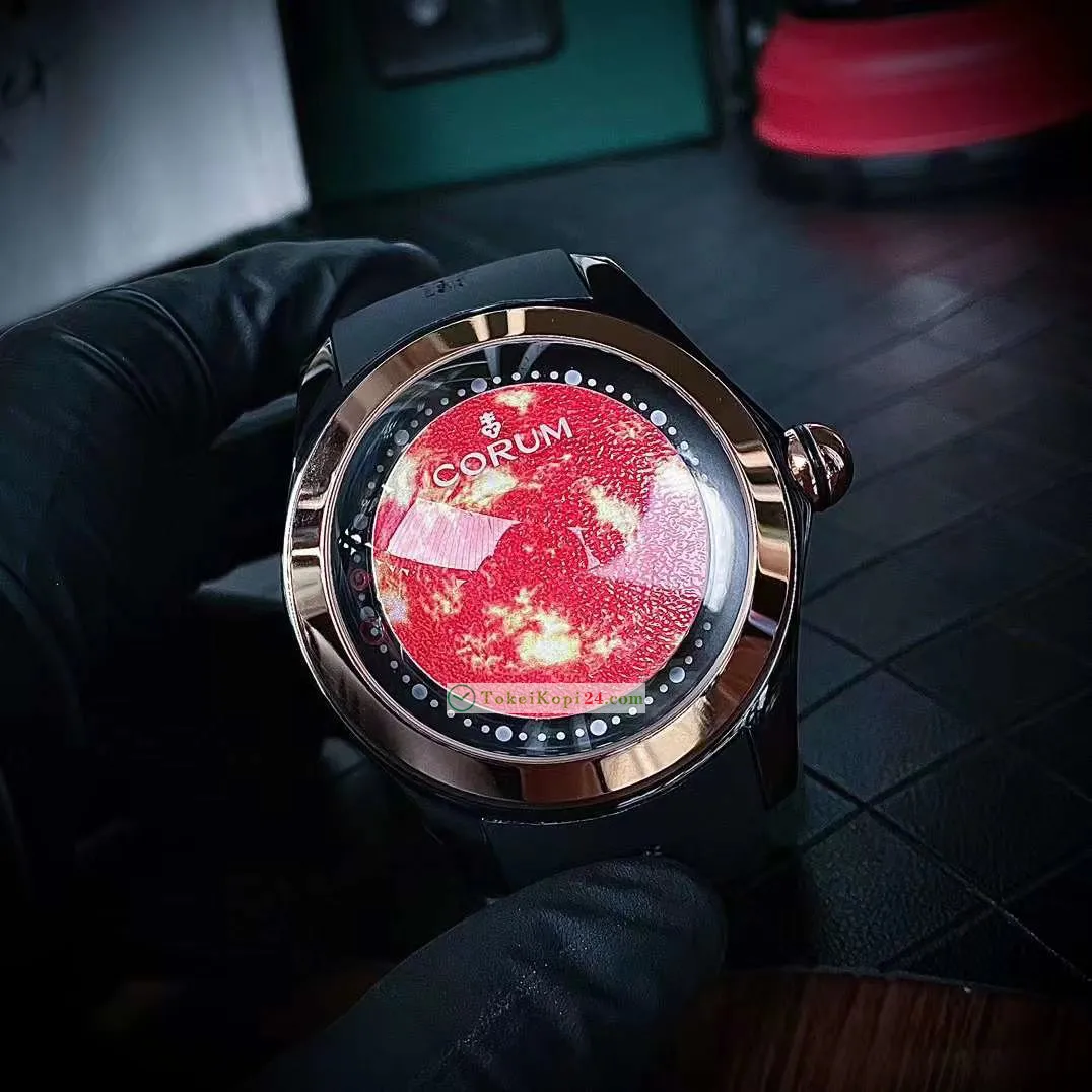 スーパーコピー時計(N品)コルム ビッグバブル 赤い文字盤CU22099[3]