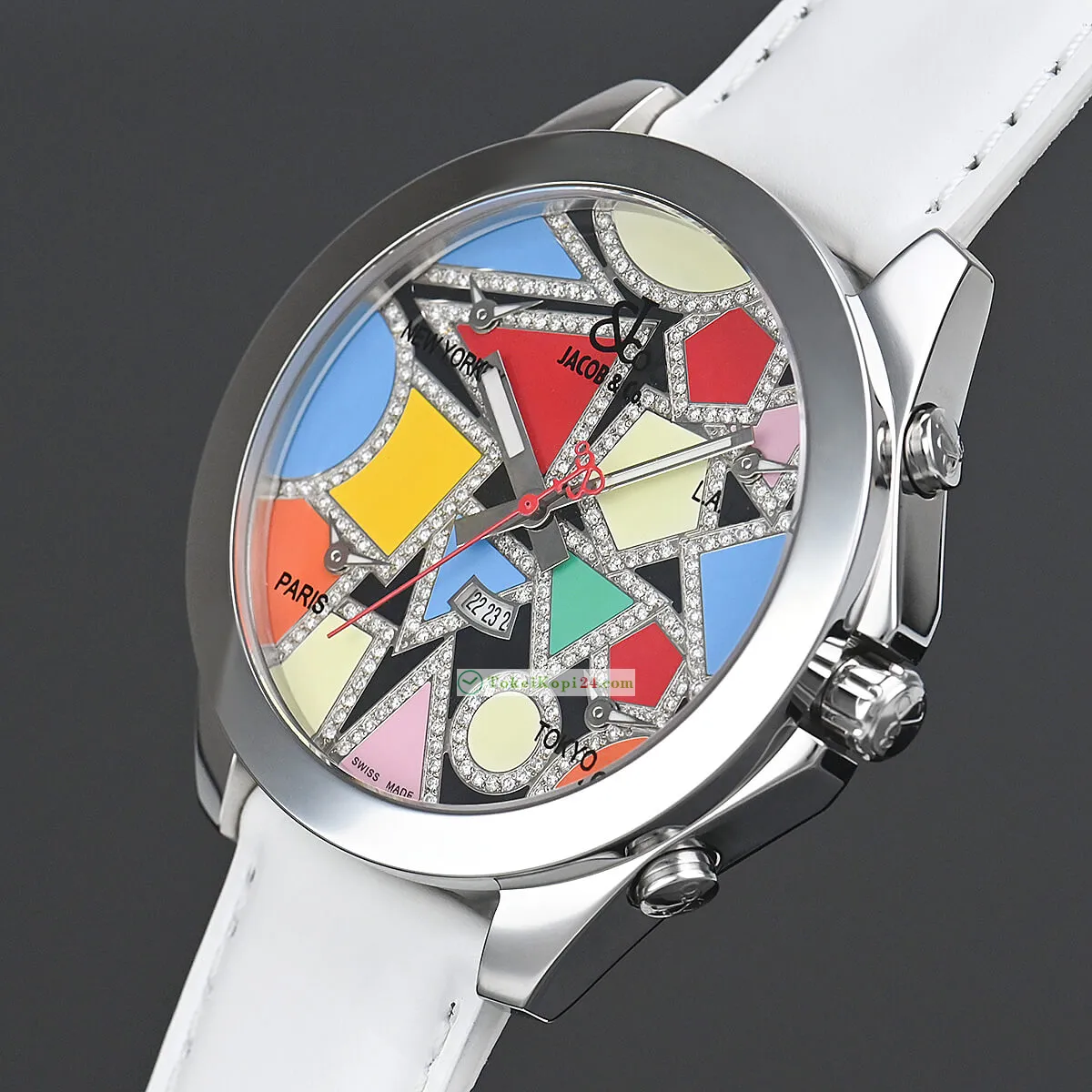 ジェイコブスーパーコピー時計 5タイムゾーン 47mm JC-133DA