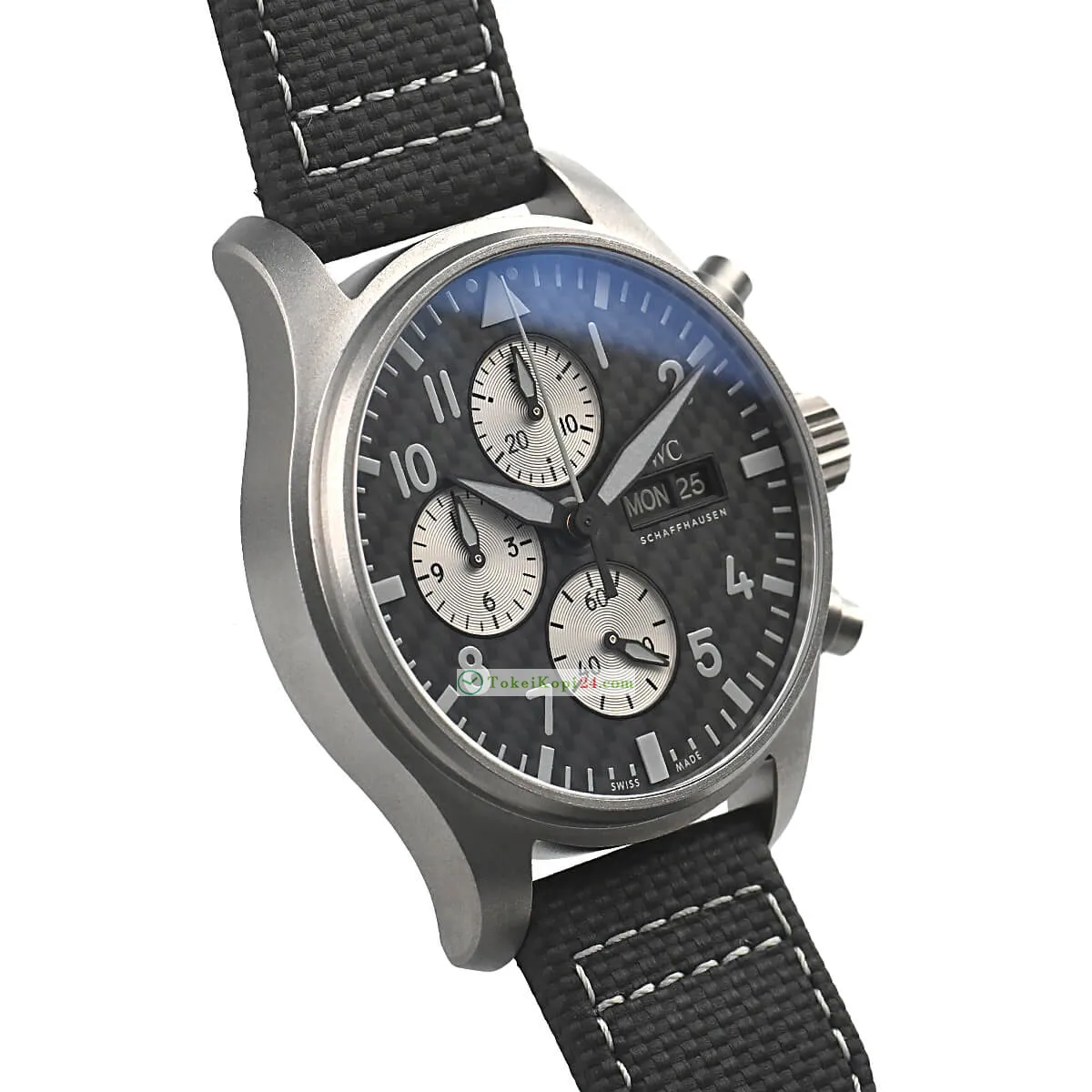 新品実用性 IWC激安 パイロットウォッチ クロノグラフ AMG IW377903[1]