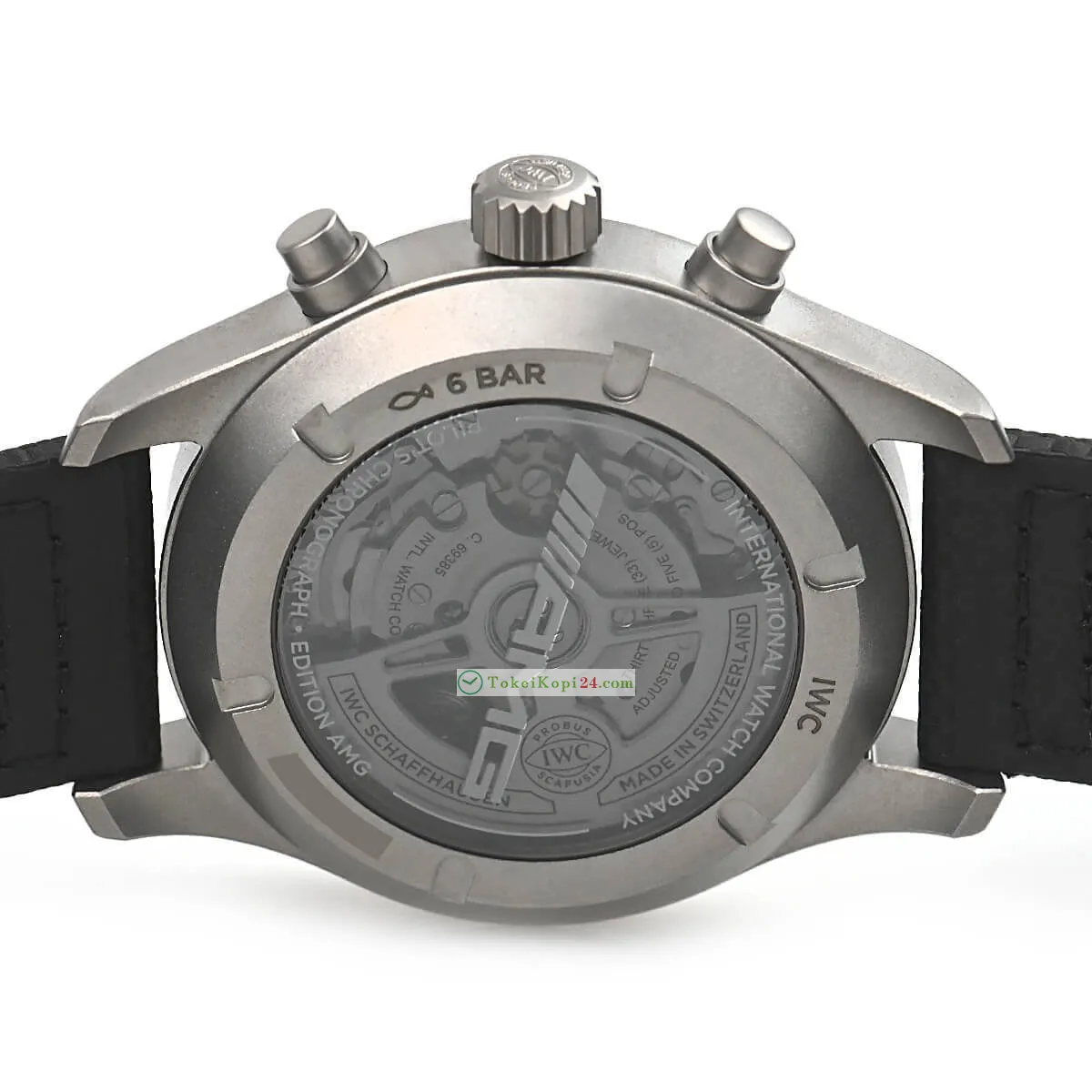 新品実用性 IWC激安 パイロットウォッチ クロノグラフ AMG IW377903[4]